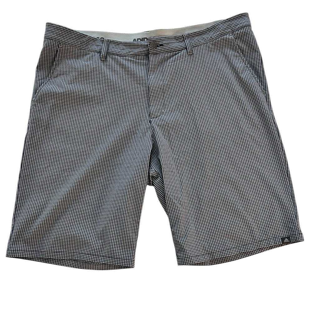 adidas Men's Blue and‎ Grey Checkered Shorts Size 40